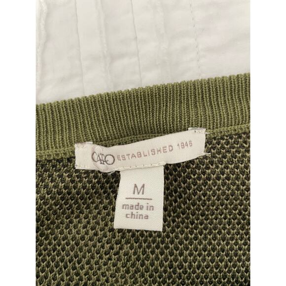 NWOT Soft Camo Sweater with asymmetrical neckline M - Picture 4 of 4